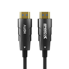 SPEED-X 40M FIBER HDMI CABLE 2.0/2.1 AOC(ACTIVE OPTICAL CABLE) 30AWG COPPER SUPPORT 4K 8K UHD